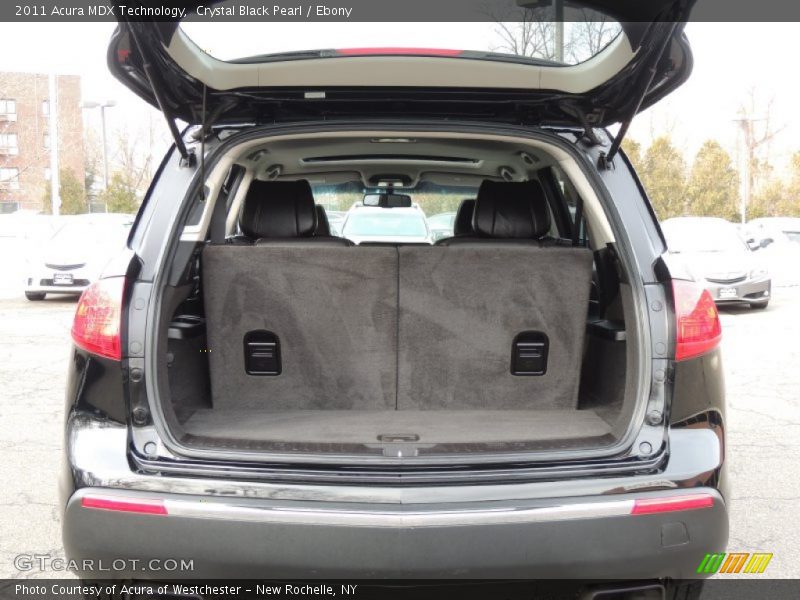 Crystal Black Pearl / Ebony 2011 Acura MDX Technology