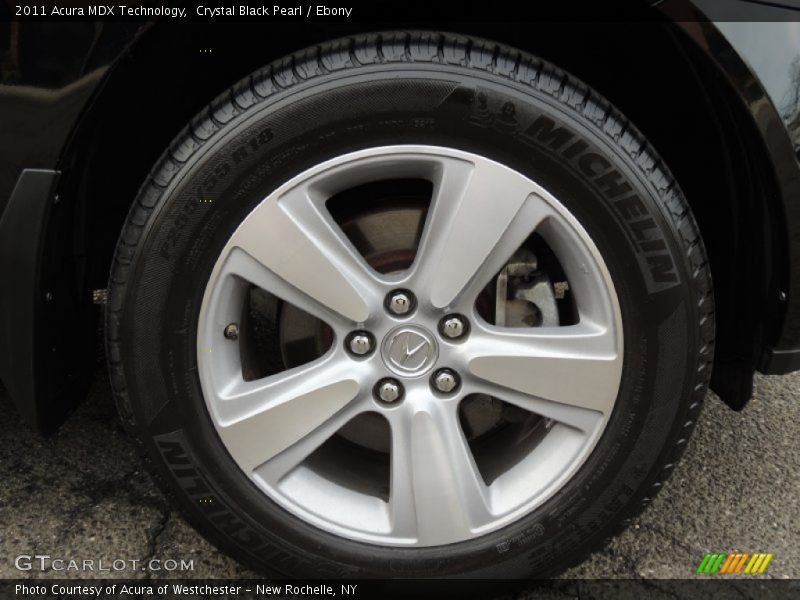 Crystal Black Pearl / Ebony 2011 Acura MDX Technology