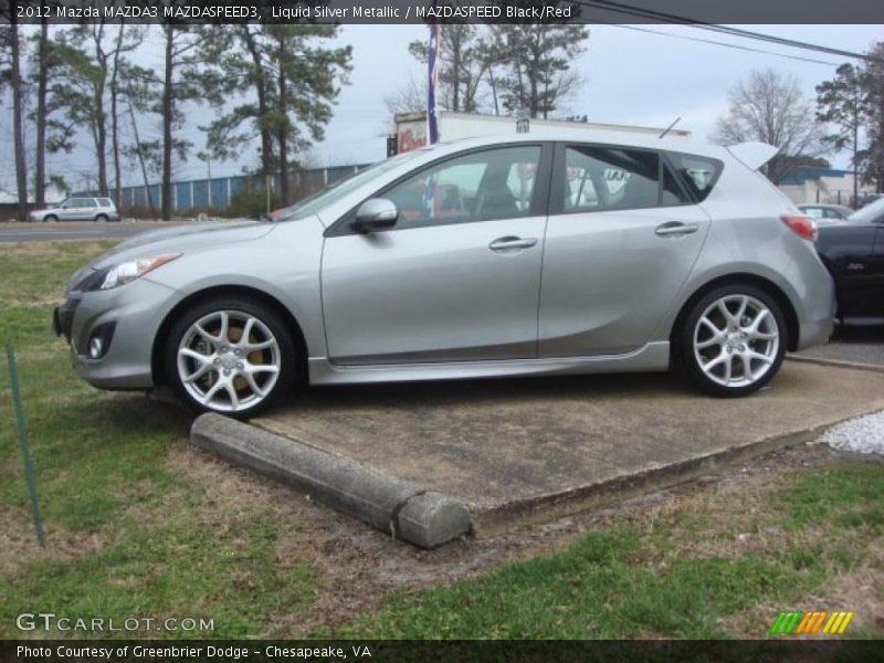  2012 MAZDA3 MAZDASPEED3 Liquid Silver Metallic