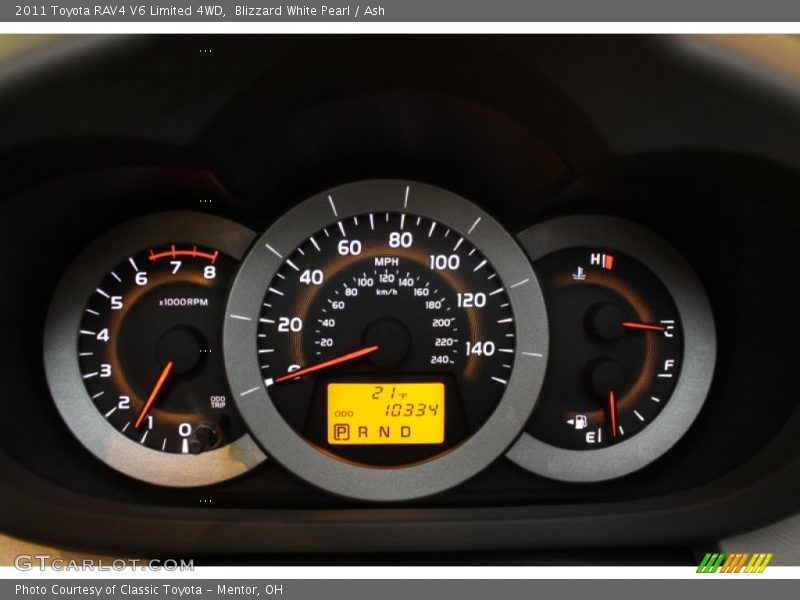  2011 RAV4 V6 Limited 4WD V6 Limited 4WD Gauges