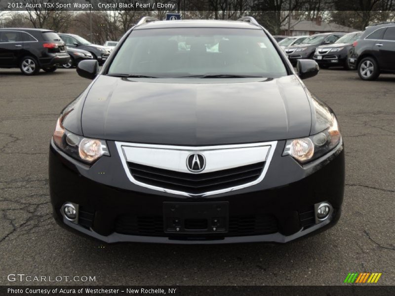 Crystal Black Pearl / Ebony 2012 Acura TSX Sport Wagon