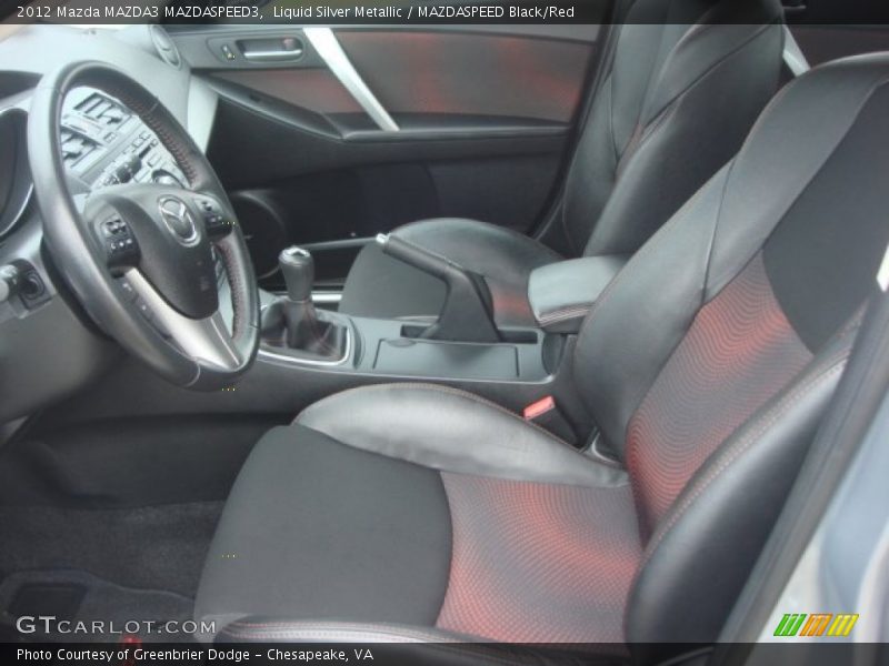  2012 MAZDA3 MAZDASPEED3 MAZDASPEED Black/Red Interior