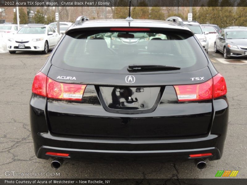 Crystal Black Pearl / Ebony 2012 Acura TSX Sport Wagon