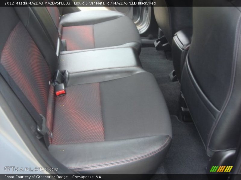 Liquid Silver Metallic / MAZDASPEED Black/Red 2012 Mazda MAZDA3 MAZDASPEED3