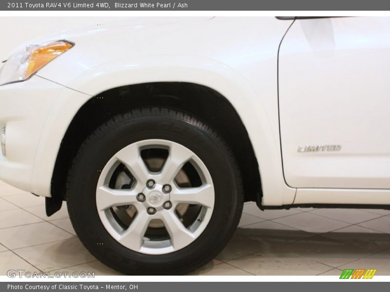 Blizzard White Pearl / Ash 2011 Toyota RAV4 V6 Limited 4WD