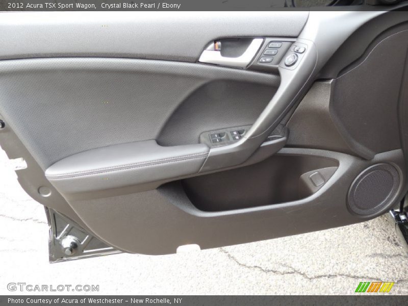 Crystal Black Pearl / Ebony 2012 Acura TSX Sport Wagon