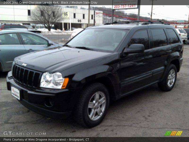 Black / Medium Slate Gray 2006 Jeep Grand Cherokee Laredo 4x4