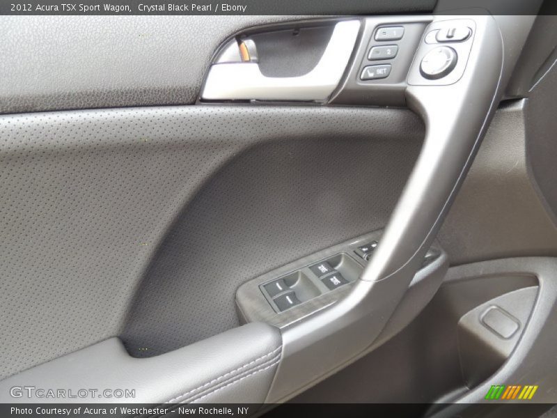 Crystal Black Pearl / Ebony 2012 Acura TSX Sport Wagon