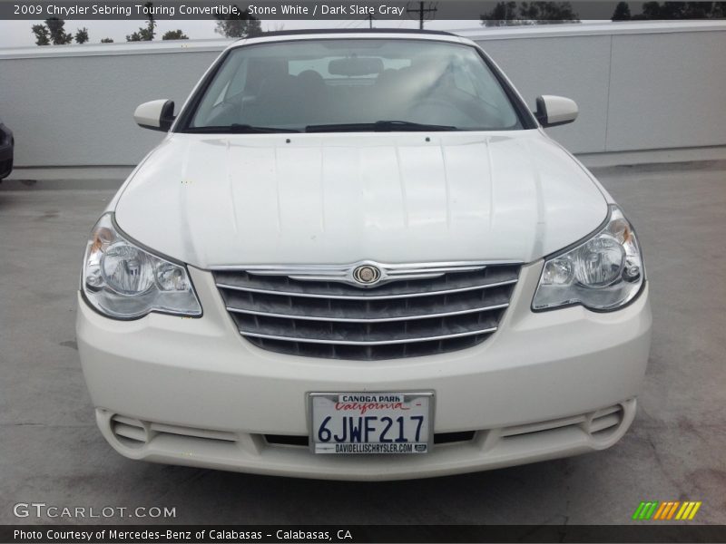 Stone White / Dark Slate Gray 2009 Chrysler Sebring Touring Convertible
