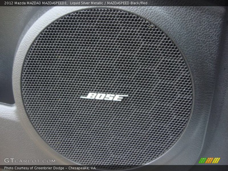 Audio System of 2012 MAZDA3 MAZDASPEED3