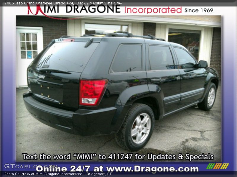 Black / Medium Slate Gray 2006 Jeep Grand Cherokee Laredo 4x4