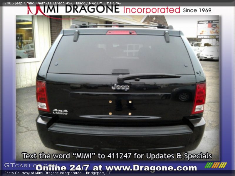 Black / Medium Slate Gray 2006 Jeep Grand Cherokee Laredo 4x4