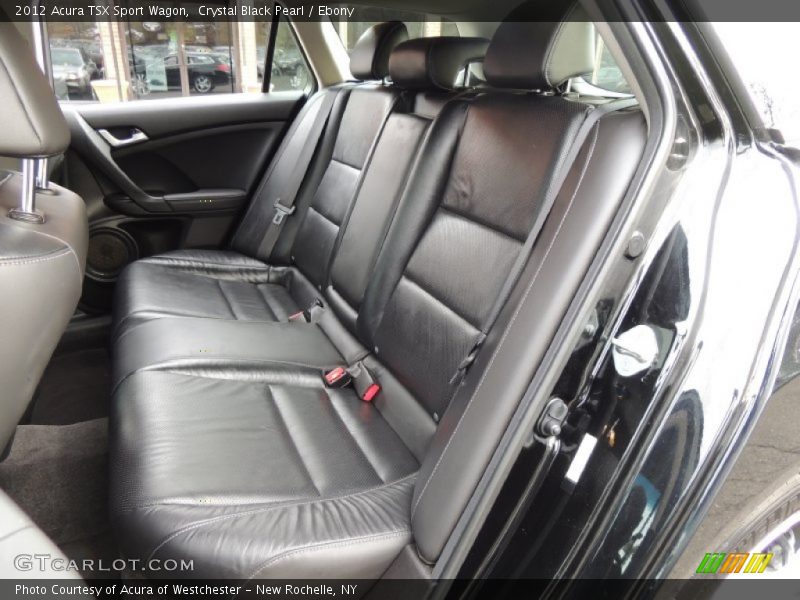 Rear Seat of 2012 TSX Sport Wagon