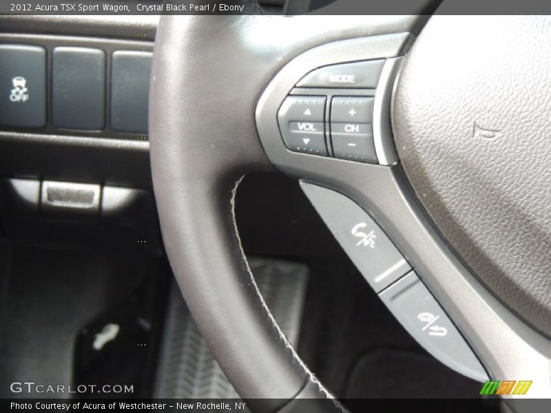 Crystal Black Pearl / Ebony 2012 Acura TSX Sport Wagon