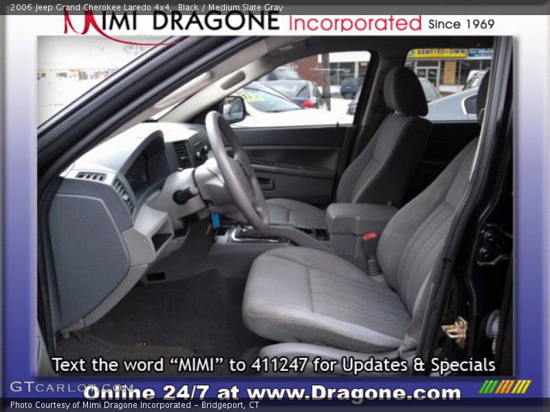 Black / Medium Slate Gray 2006 Jeep Grand Cherokee Laredo 4x4