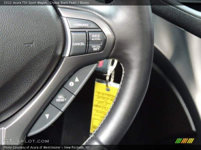 Crystal Black Pearl / Ebony 2012 Acura TSX Sport Wagon
