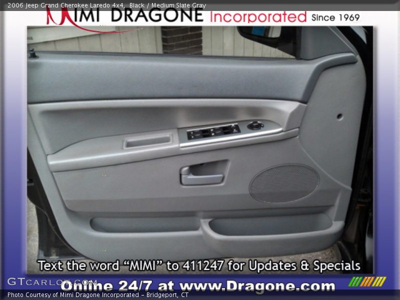 Black / Medium Slate Gray 2006 Jeep Grand Cherokee Laredo 4x4
