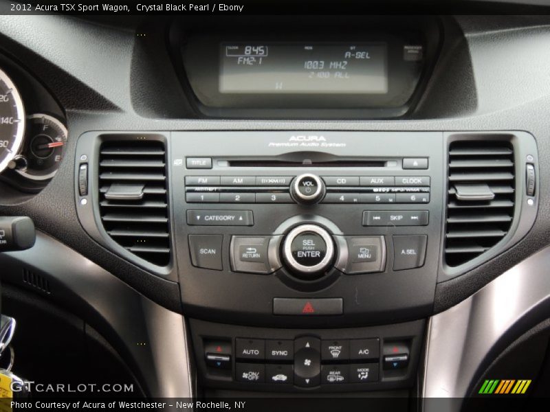 Controls of 2012 TSX Sport Wagon