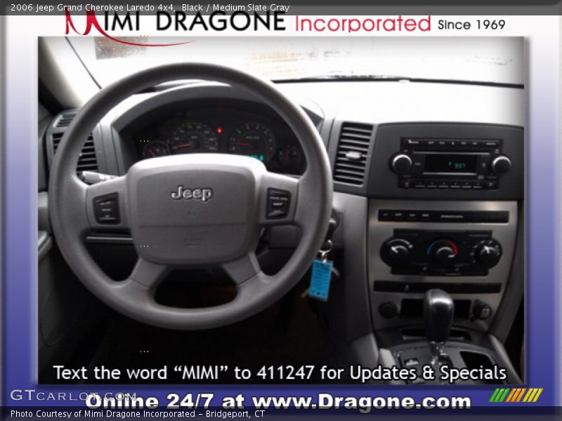 Black / Medium Slate Gray 2006 Jeep Grand Cherokee Laredo 4x4