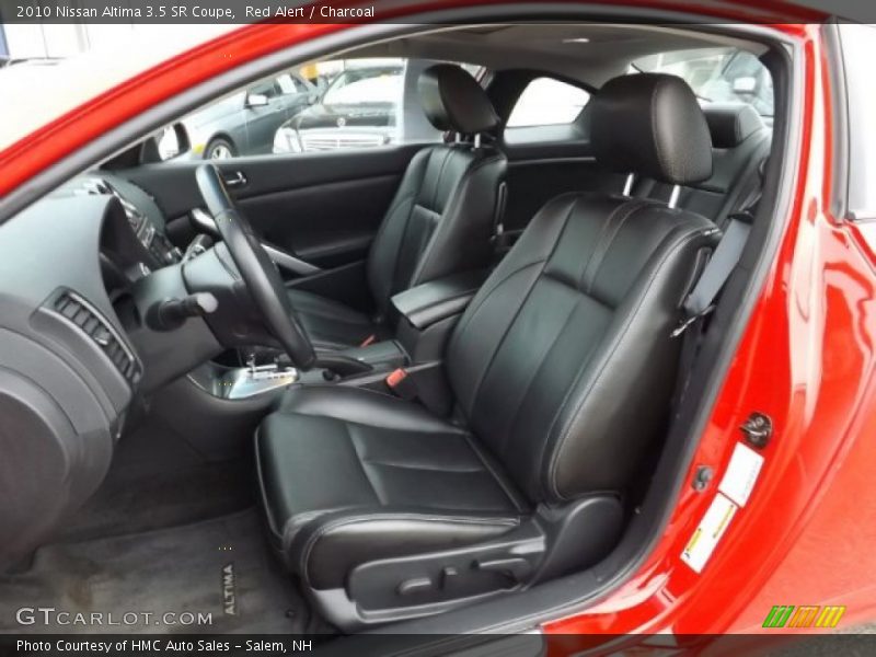 Red Alert / Charcoal 2010 Nissan Altima 3.5 SR Coupe