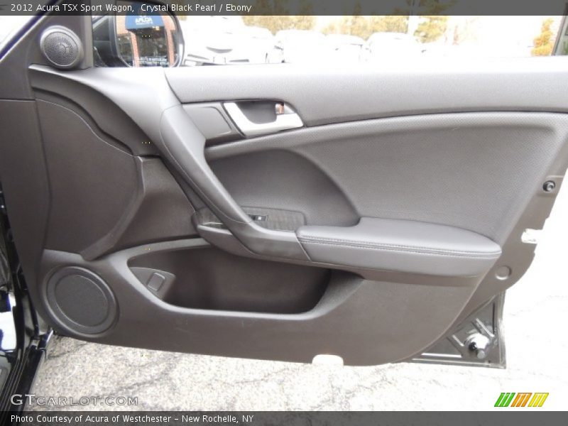 Crystal Black Pearl / Ebony 2012 Acura TSX Sport Wagon