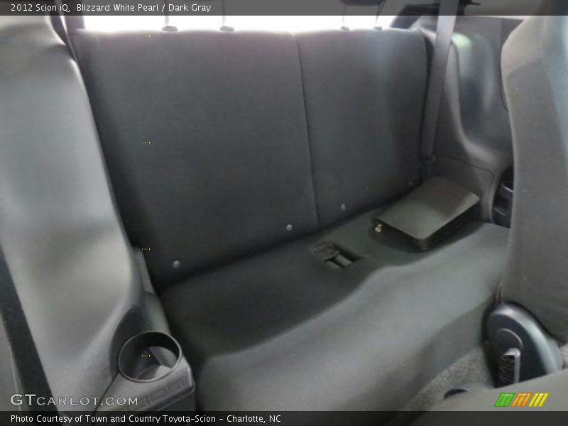 Rear Seat of 2012 iQ 
