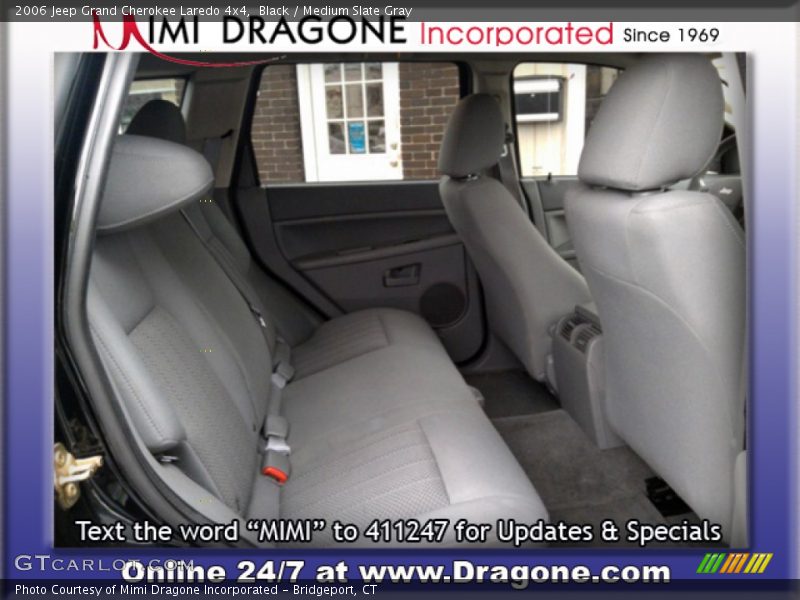 Black / Medium Slate Gray 2006 Jeep Grand Cherokee Laredo 4x4