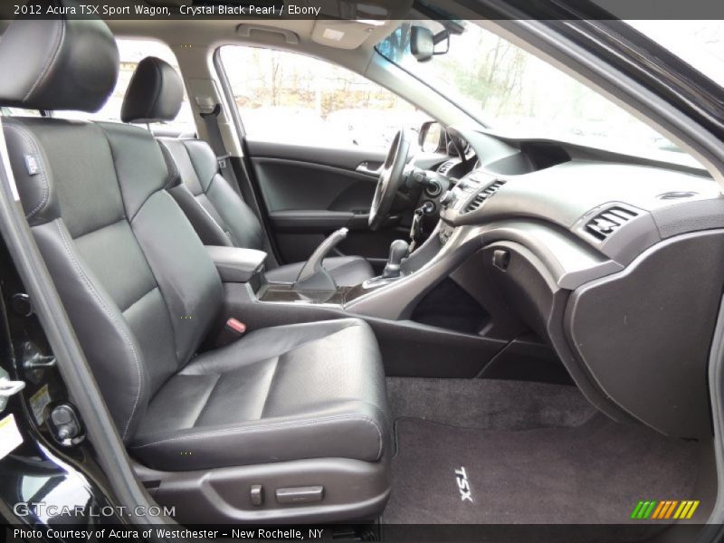 Crystal Black Pearl / Ebony 2012 Acura TSX Sport Wagon
