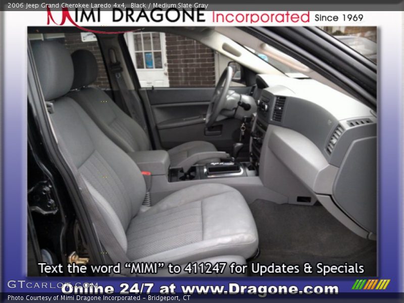 Black / Medium Slate Gray 2006 Jeep Grand Cherokee Laredo 4x4