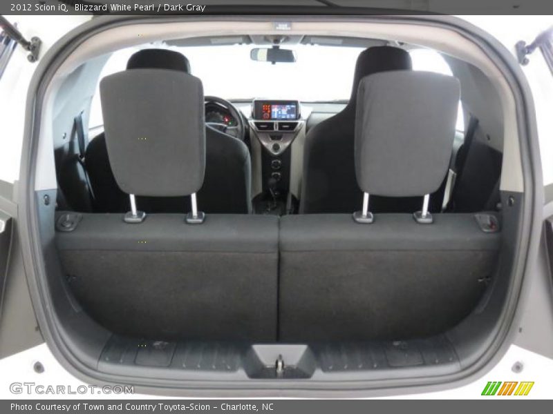 Blizzard White Pearl / Dark Gray 2012 Scion iQ