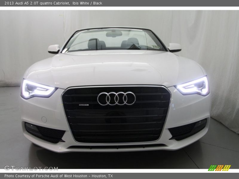 Ibis White / Black 2013 Audi A5 2.0T quattro Cabriolet