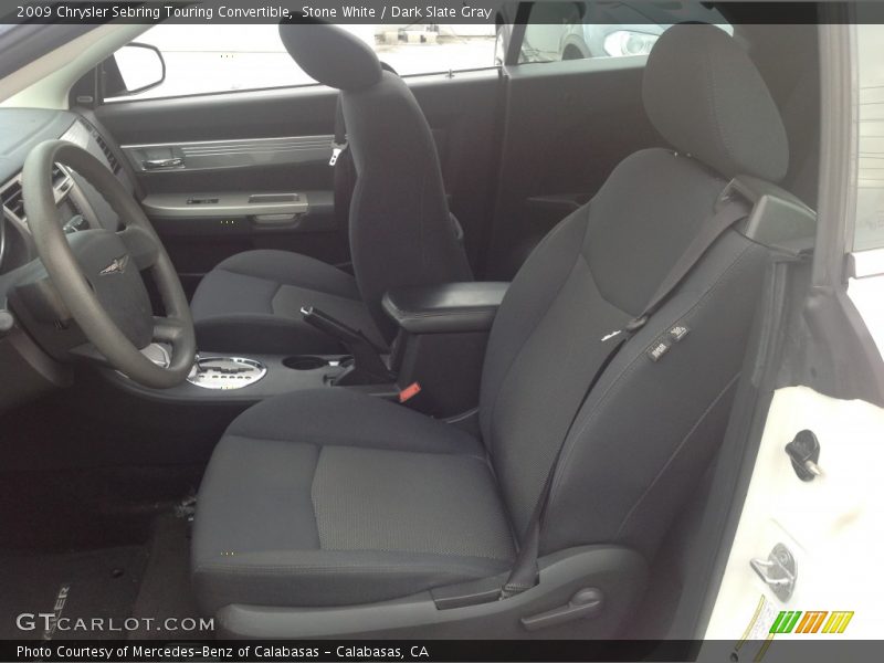 Stone White / Dark Slate Gray 2009 Chrysler Sebring Touring Convertible