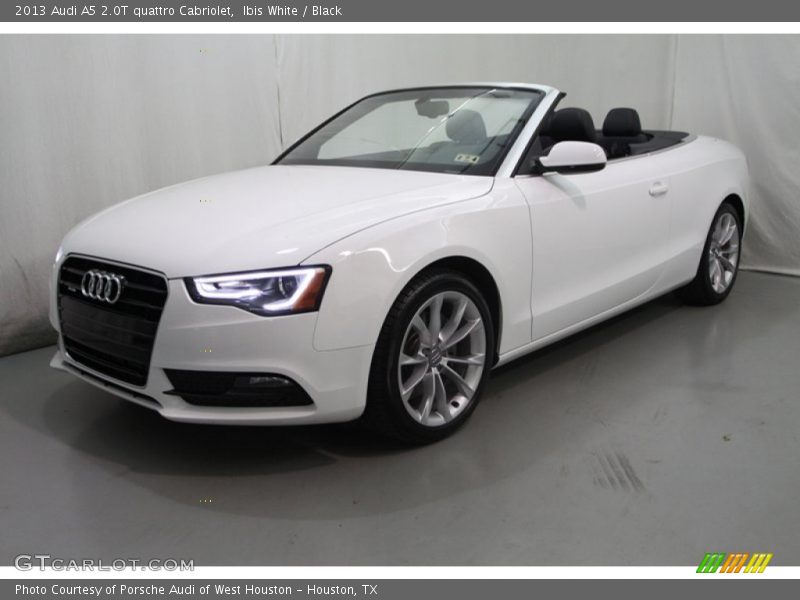 Ibis White / Black 2013 Audi A5 2.0T quattro Cabriolet
