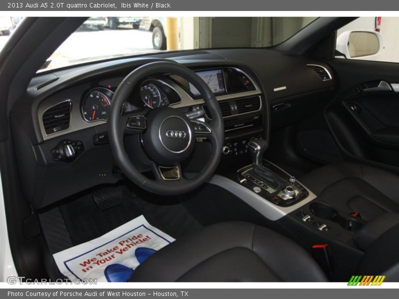 Ibis White / Black 2013 Audi A5 2.0T quattro Cabriolet