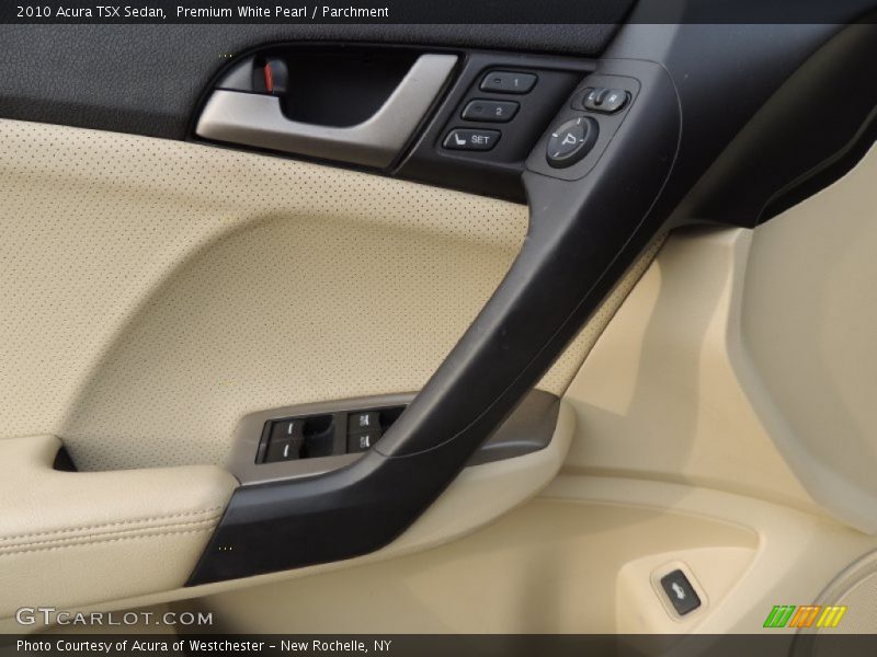 Premium White Pearl / Parchment 2010 Acura TSX Sedan