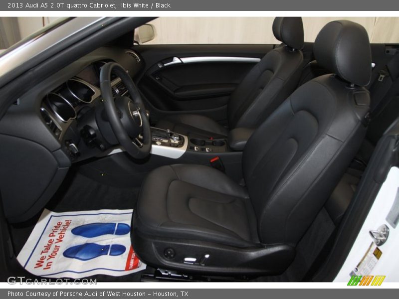 Ibis White / Black 2013 Audi A5 2.0T quattro Cabriolet