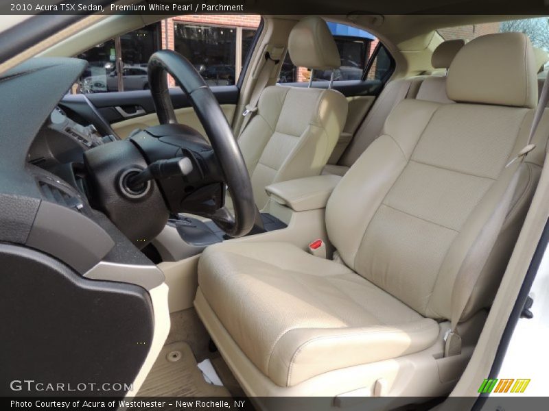 Premium White Pearl / Parchment 2010 Acura TSX Sedan