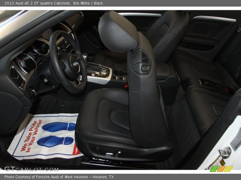 Ibis White / Black 2013 Audi A5 2.0T quattro Cabriolet