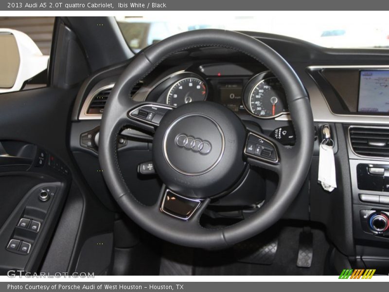 Ibis White / Black 2013 Audi A5 2.0T quattro Cabriolet