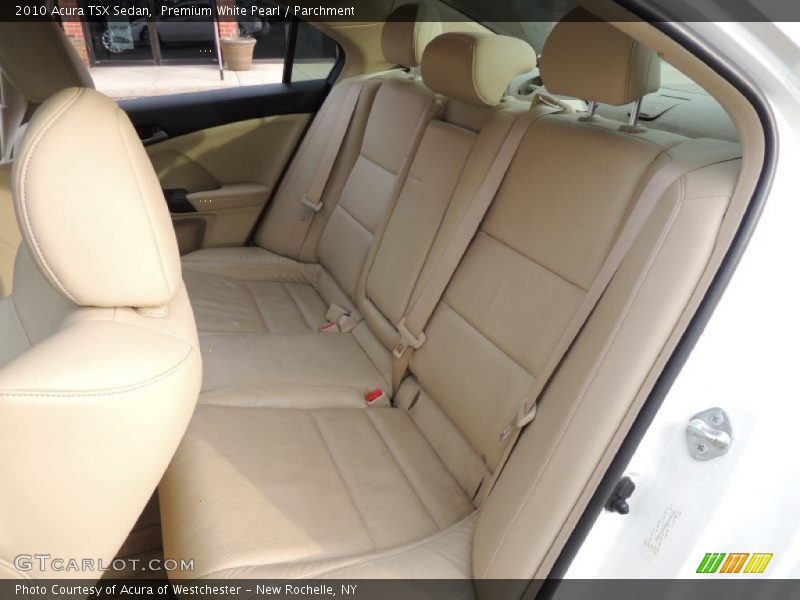 Premium White Pearl / Parchment 2010 Acura TSX Sedan