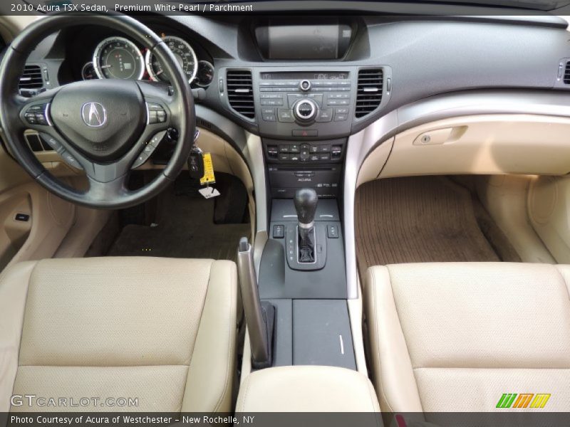 Premium White Pearl / Parchment 2010 Acura TSX Sedan