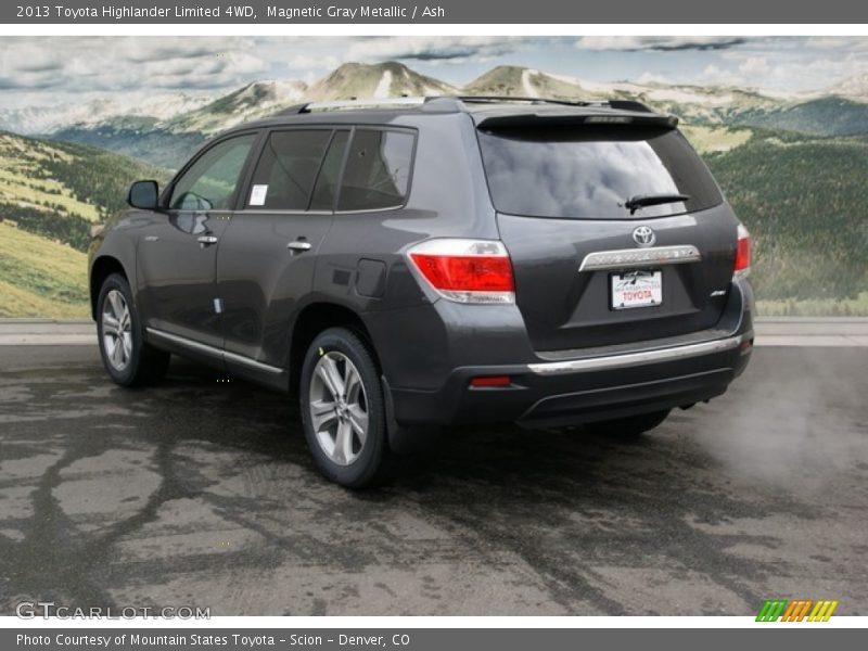 Magnetic Gray Metallic / Ash 2013 Toyota Highlander Limited 4WD