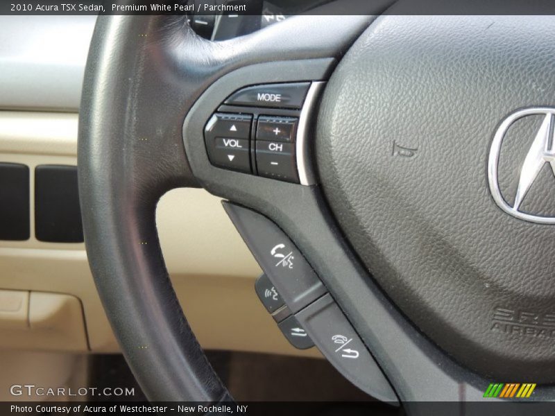 Premium White Pearl / Parchment 2010 Acura TSX Sedan