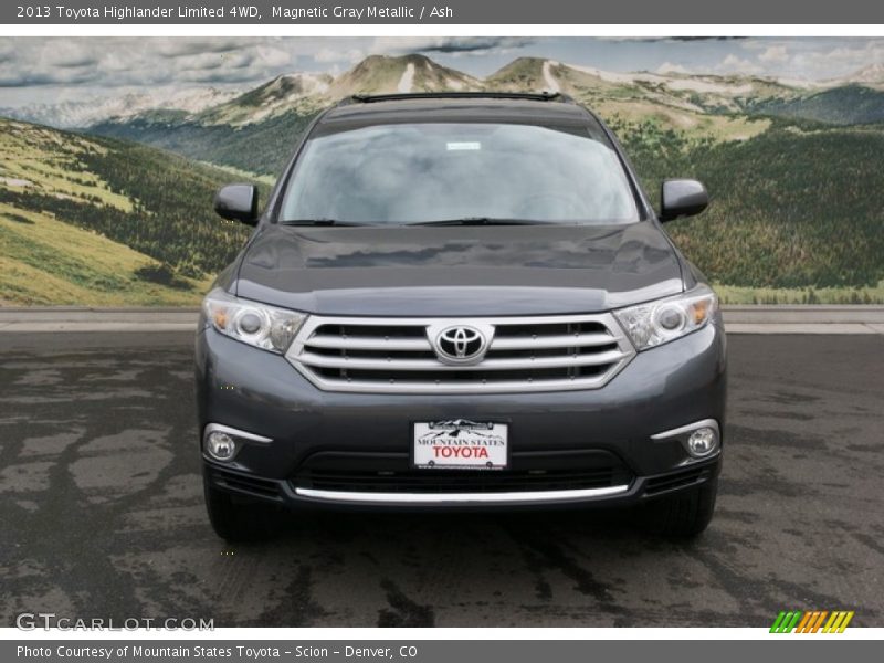 Magnetic Gray Metallic / Ash 2013 Toyota Highlander Limited 4WD