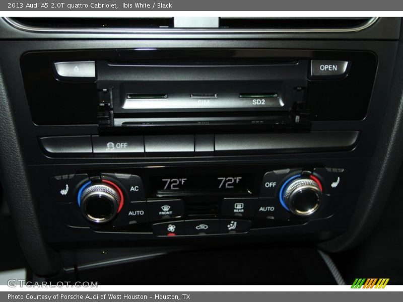 Ibis White / Black 2013 Audi A5 2.0T quattro Cabriolet