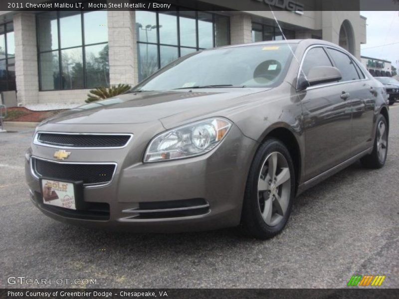 Mocha Steel Metallic / Ebony 2011 Chevrolet Malibu LT