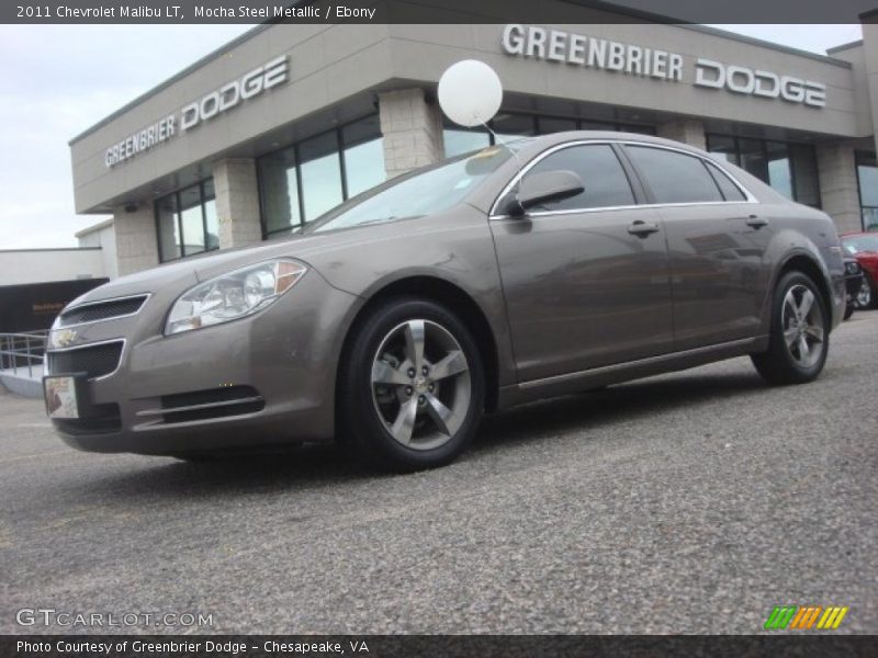 Mocha Steel Metallic / Ebony 2011 Chevrolet Malibu LT