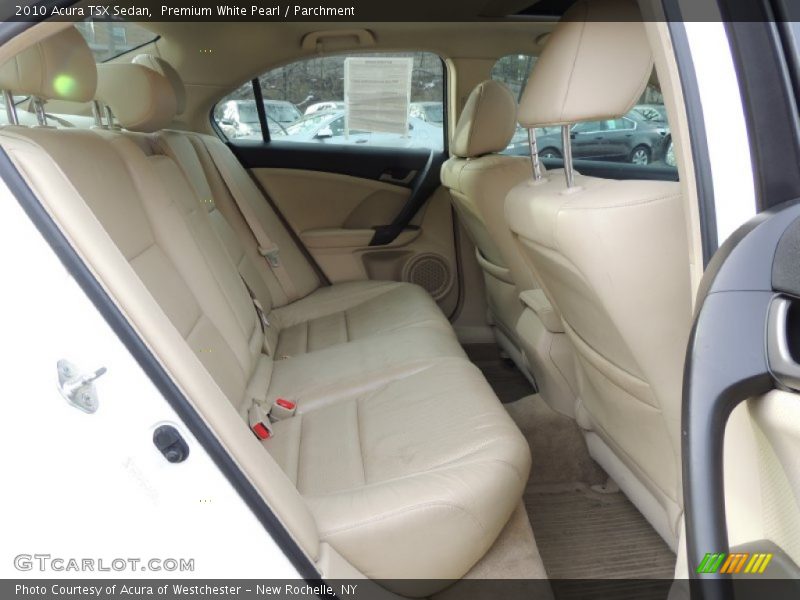 Premium White Pearl / Parchment 2010 Acura TSX Sedan