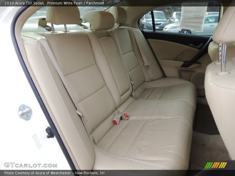 Premium White Pearl / Parchment 2010 Acura TSX Sedan