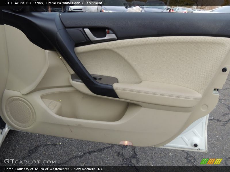Premium White Pearl / Parchment 2010 Acura TSX Sedan
